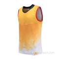 100% Polyester Tank Tops Sleeveless Rugby Jersey